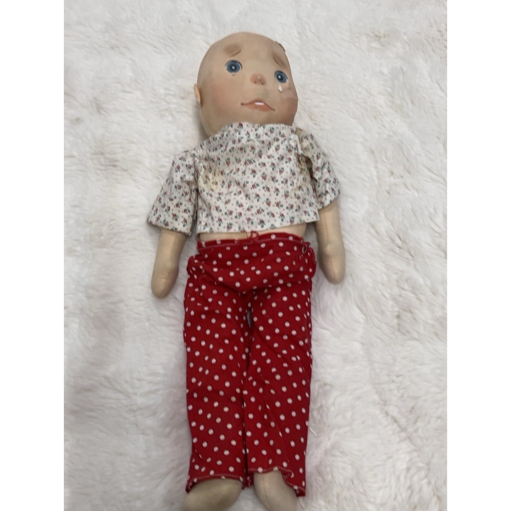 Georgene Novelties Mask Face Cloth Teardrop 18" Doll w Original Mask RARE